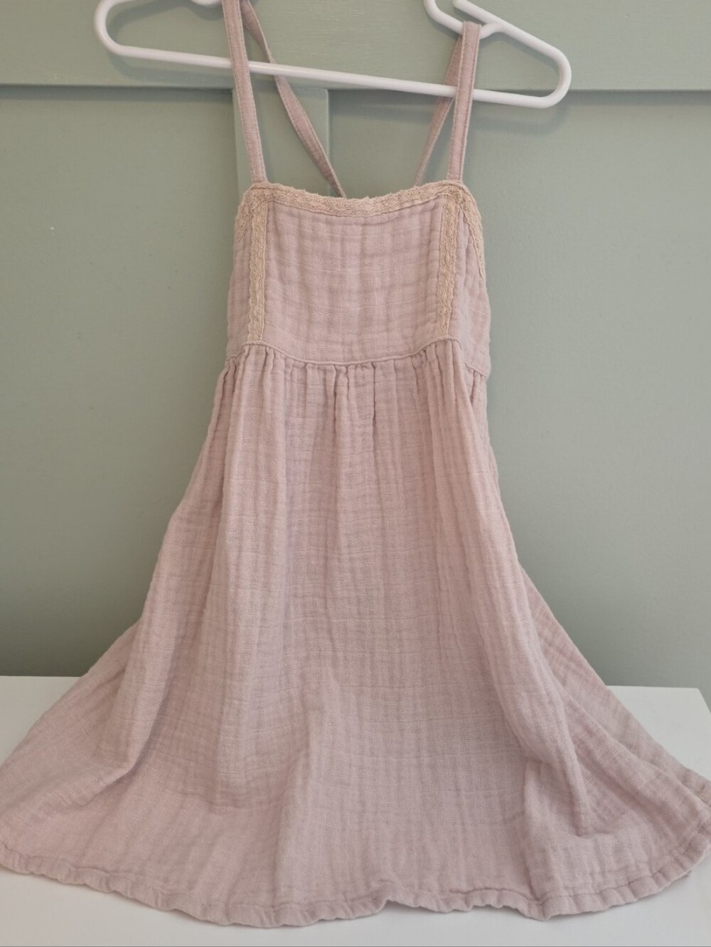 Jamie Kay 4 Or 4t Gauze Dress with Crochet Bodice